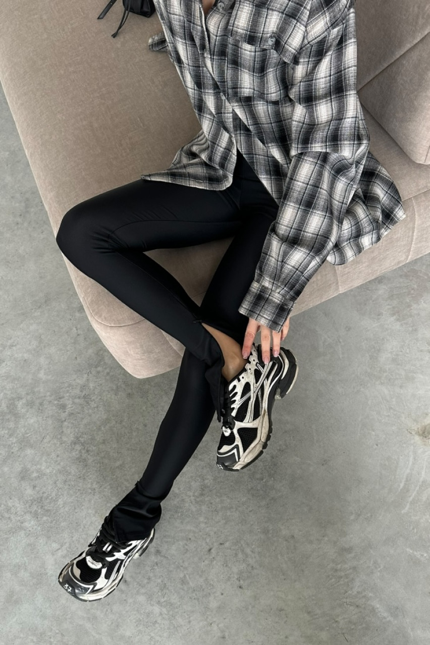 Чорні легінси із застібками FW2024-25 BLAZH.